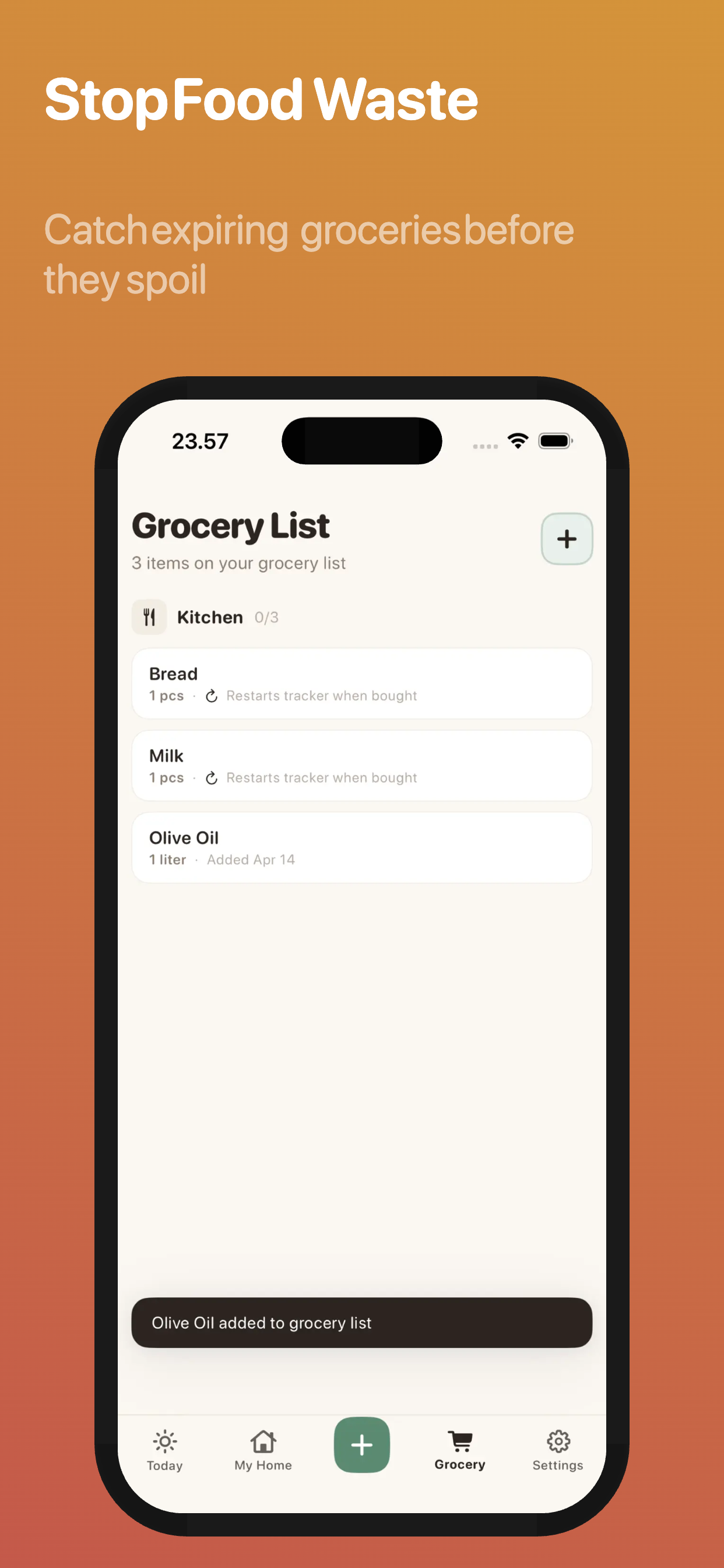 Grocery list